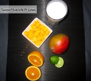 Mango-Limetten- Kokosmilch-Smoothie mit Würze - SmoothieWelt.com